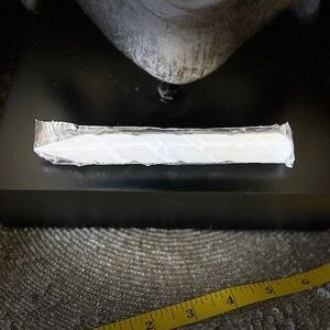 Polished Selenite Crystal Massage Reiki Wand 6" Spiral Round Tip CHARGE CLEANSE